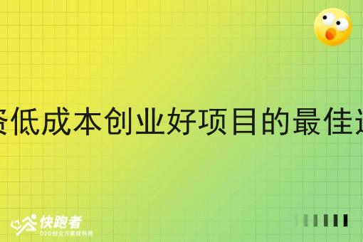 投资低成本创业好项目的*佳选择