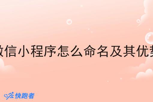 外卖微信小程序怎么命名及其优势分析