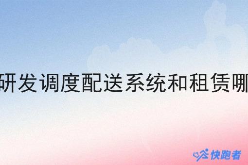 自己研发调度配送系统和租赁哪个好