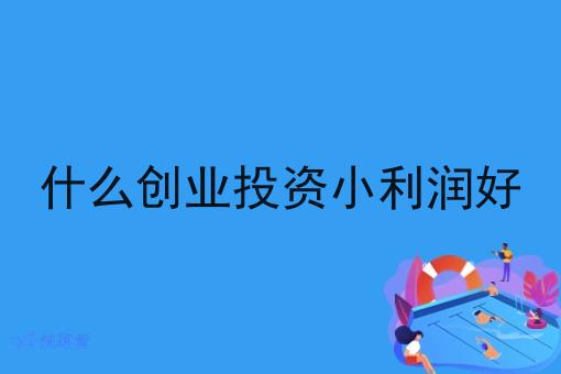 什么创业投资小利润好 什么创业投资小利润好
